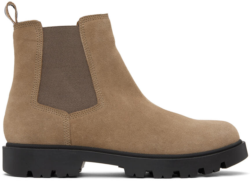 BOSS Beige Adley Chelsea Boots Cover