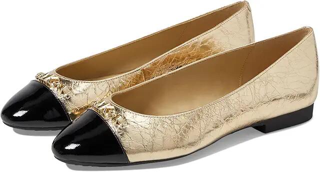 MICHAEL Michael Kors Rebecca Flex Ballet (Pale Gold) Women's Flat Shoes Cover