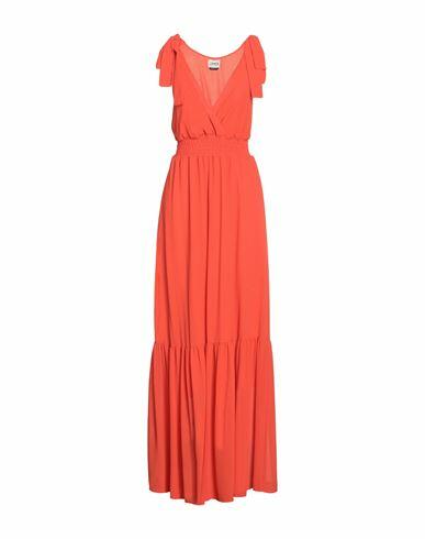 Berna Woman Maxi dress Orange Polyester Cover