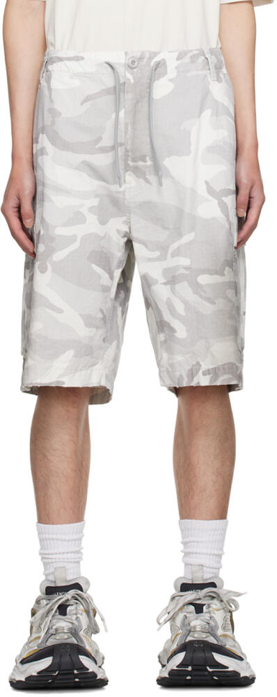 Balenciaga Gray Camo Shorts Cover