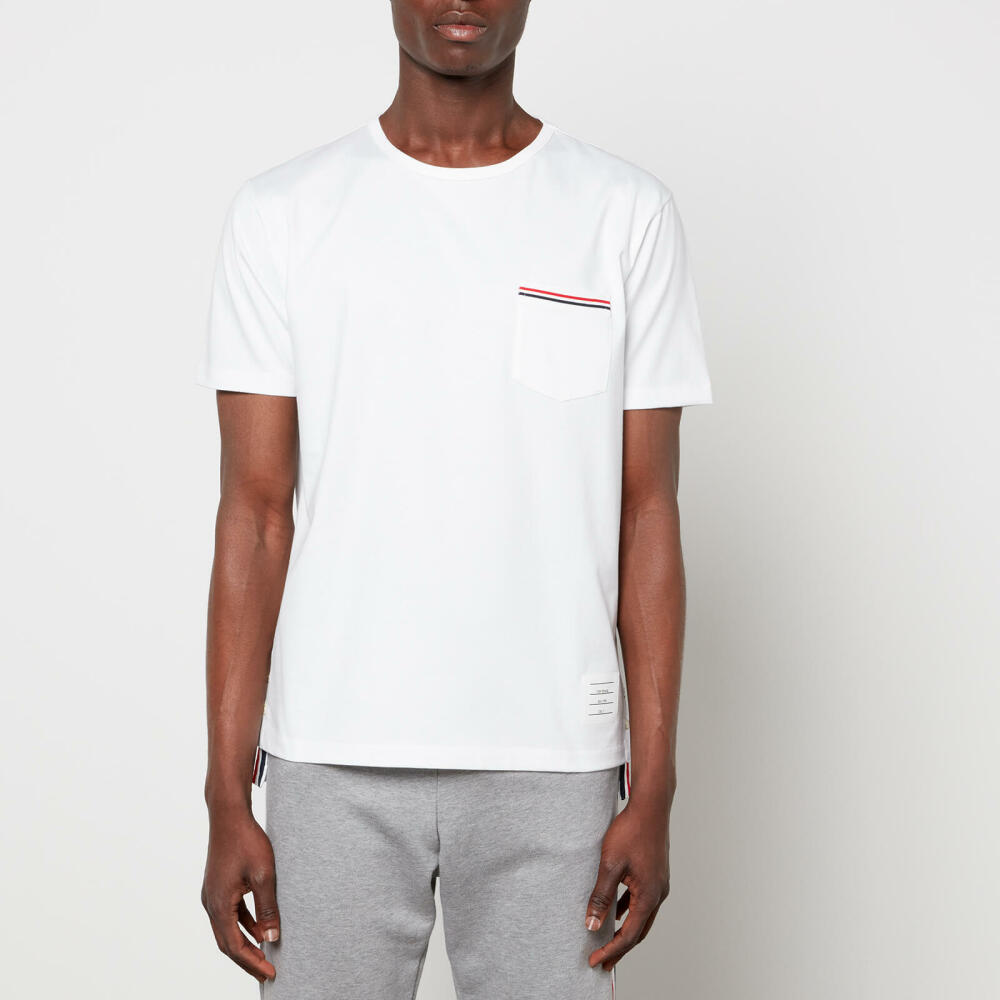 Thom Browne Men's Pocket T-Shirt - White Cover