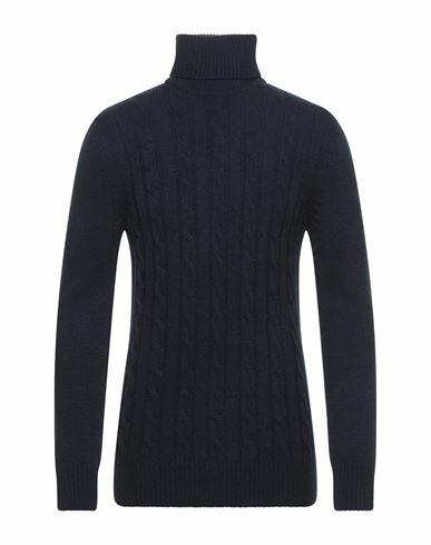 Giulio Corsari Man Turtleneck Midnight blue Acrylic, Wool Cover