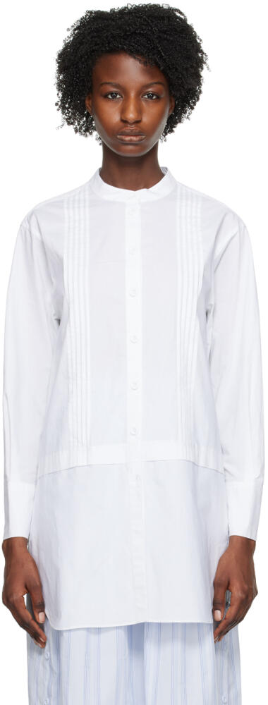 See by Chloé White Pleated Shirt Cover