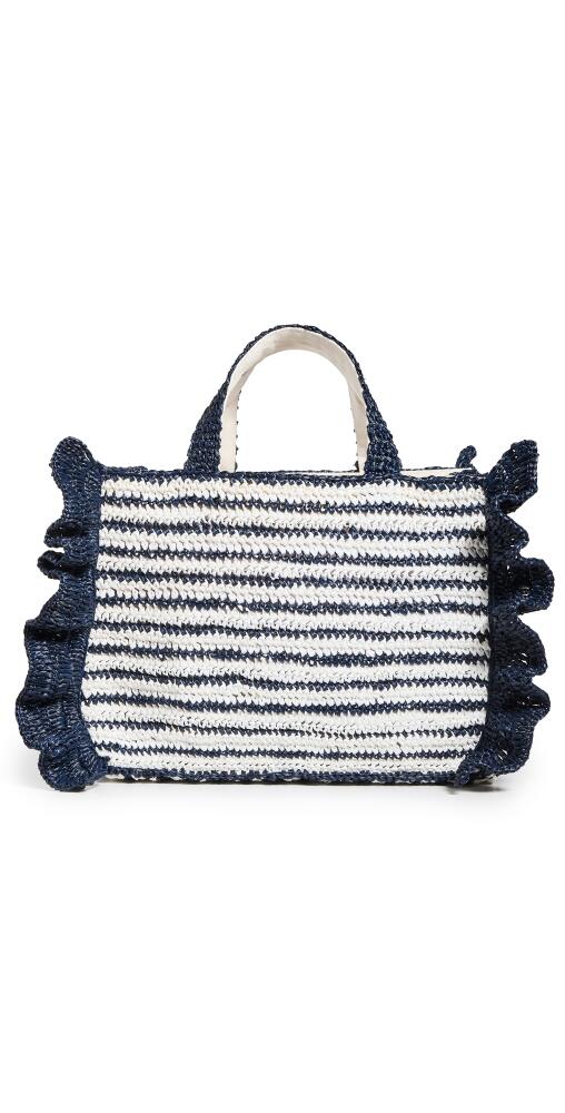 Poolside Bags The Sogno Tote Navy Stripe Cover