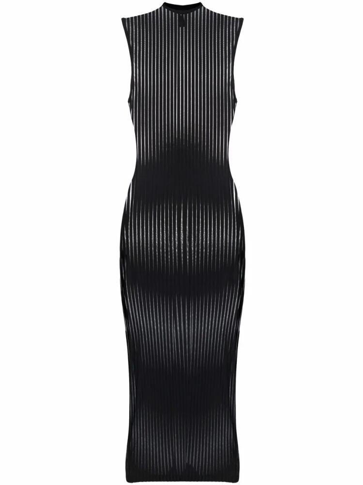 Maison Close Bande à Part striped midi dress - Black Cover