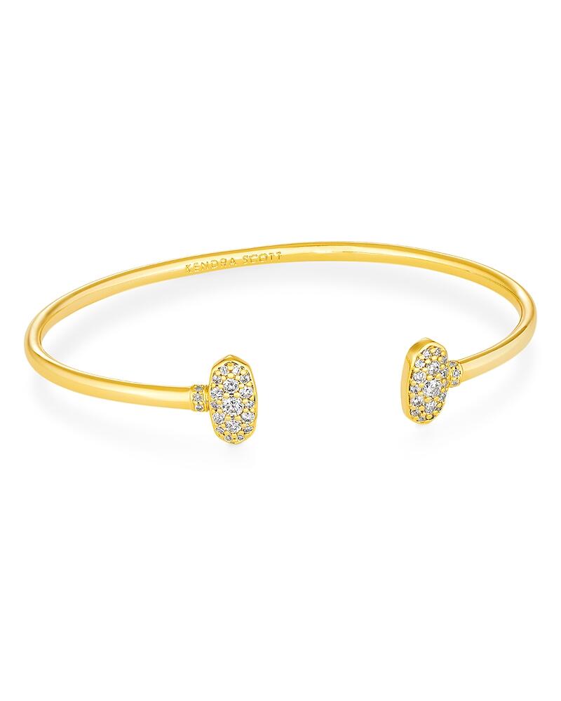 Kendra Scott Grayson Cubic Zirconia Cuff Bracelet in 14K Gold Plate Cover