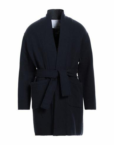 Costumein Man Coat Midnight blue Virgin Wool, Polyamide Cover