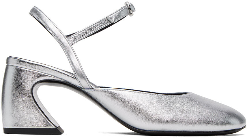 3.1 Phillip Lim Silver ID Mary Jane Heels Cover