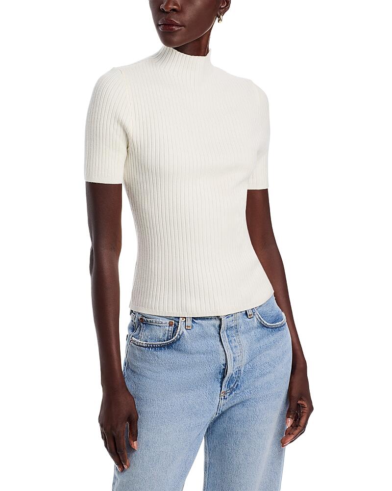 Bagatelle Ribbed Mock Neck Tee Cover