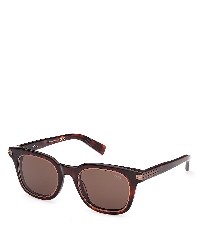 Zegna Round Sunglasses, 50mm Cover