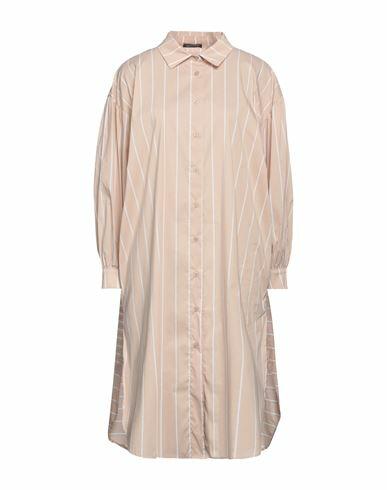 Cristinaeffe Woman Shirt Beige Cotton, Nylon, Elastane Cover