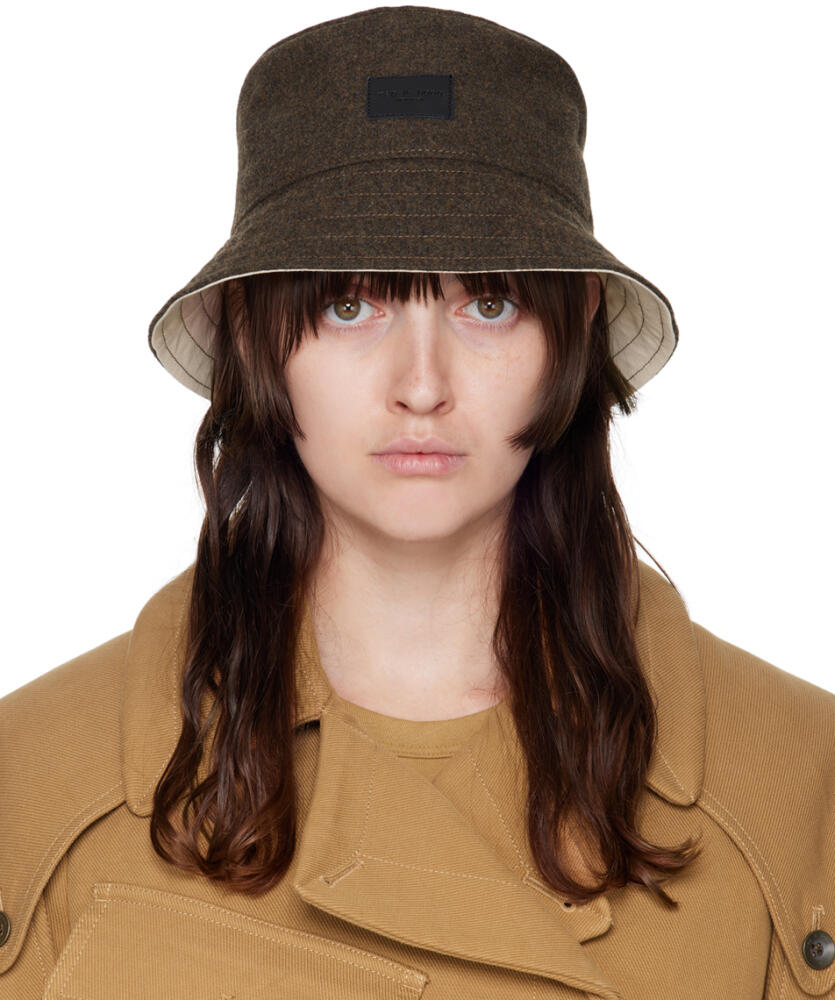 rag & bone Brown Addison Beach Hat Cover