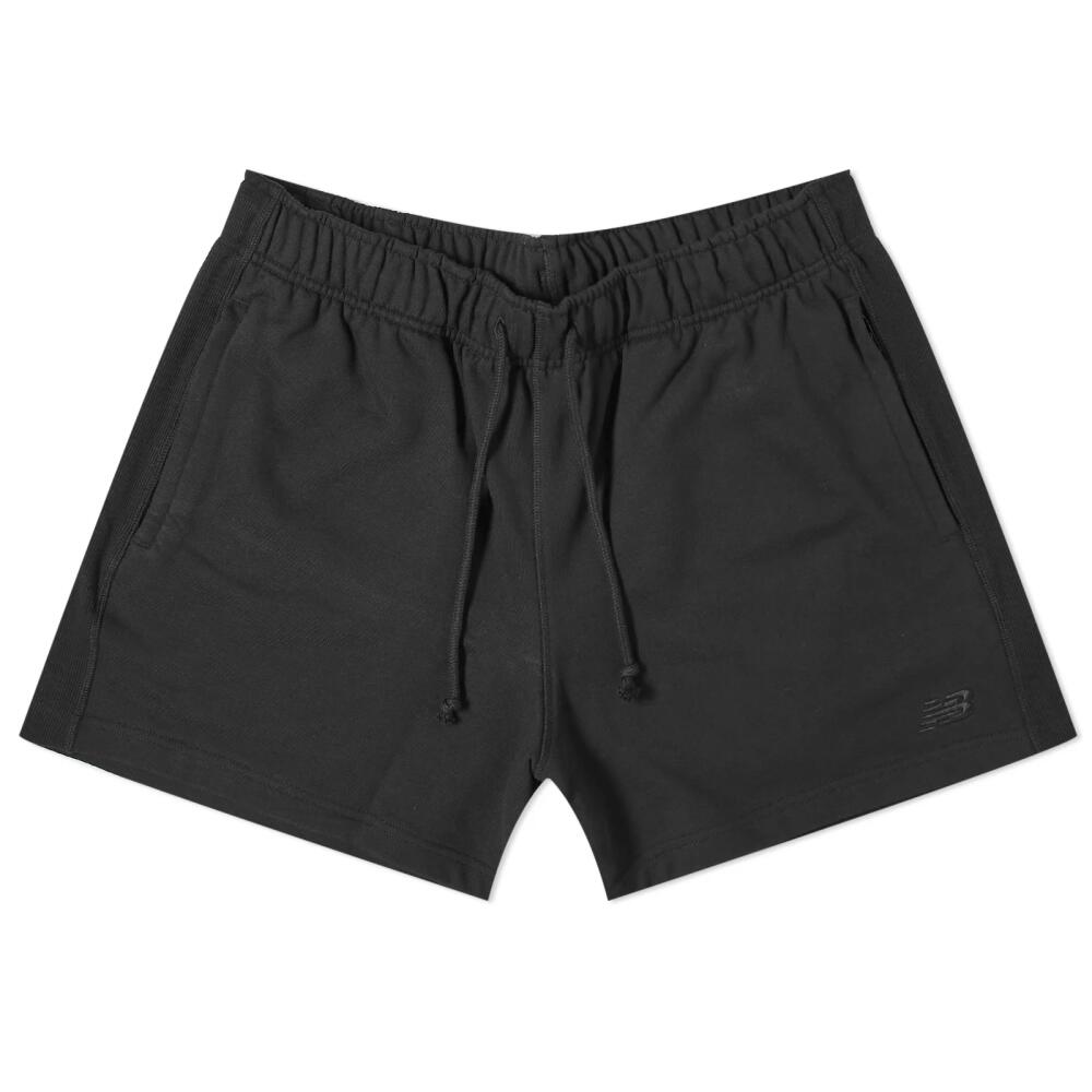 New Balance Men's NB Athletics French Terry Short in Black Cover