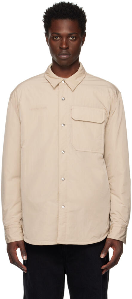 Helmut Lang Beige Quilted Jacket Cover