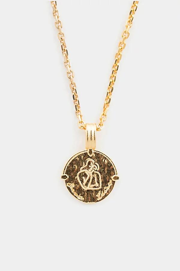 Deux Lions Jewelry Gold Zodiac Necklace in Virgo Cover