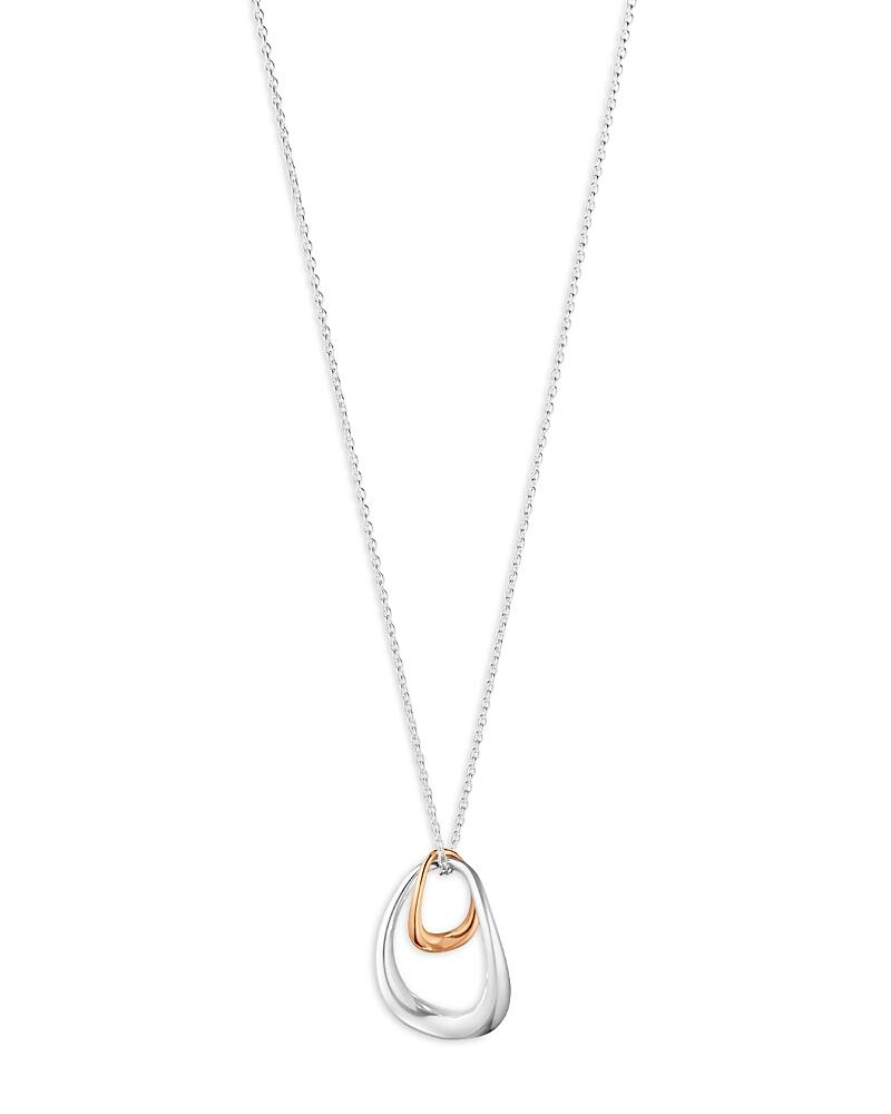 Georg Jensen 18K Rose Gold & Sterling Silver Offspring Looped Pendant Necklace, 17.72 Cover