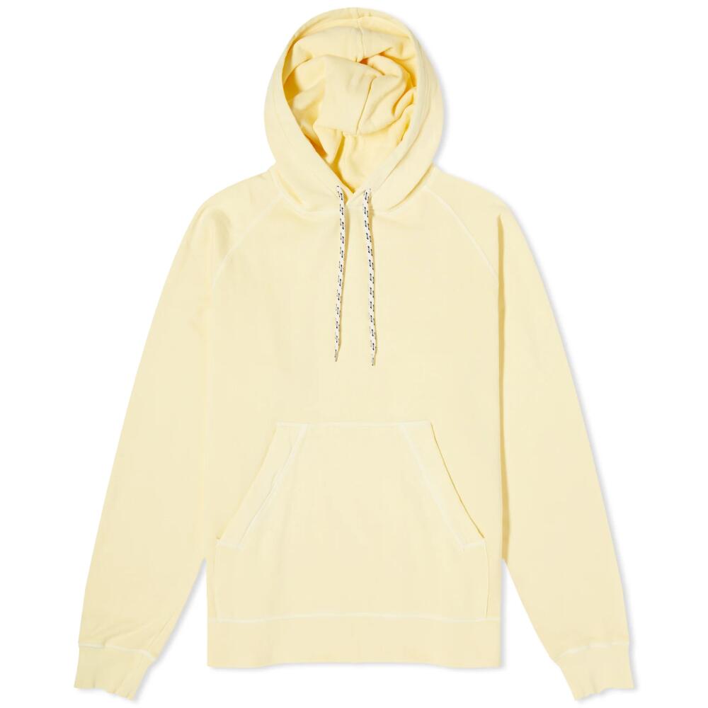 Officine Generale Men's Officine Générale Octave Braid Drawstring Hoodie in Eggshell Cover