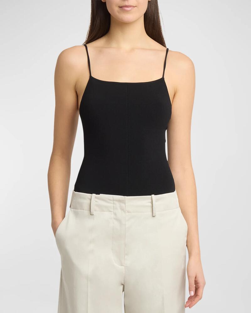 Proenza Schouler Serena Silk-Blend Knit Bodysuit Cover