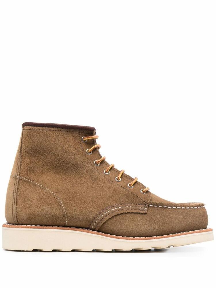 Red Wing Shoes lace-up suede ankle boots - Neutrals Cover