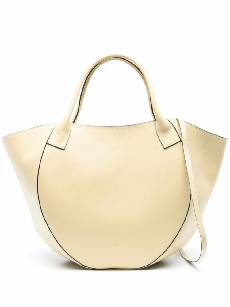 Wandler Mia leather tote bag - Yellow Cover