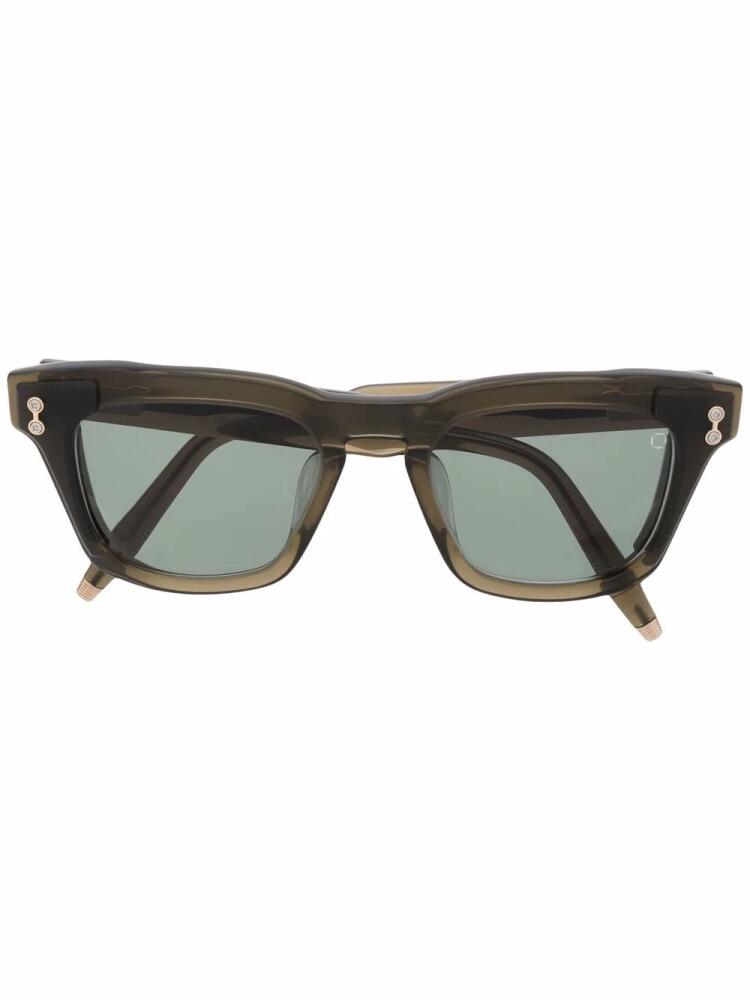 Akoni Ara wayfarer-frame sunglasses - Green Cover