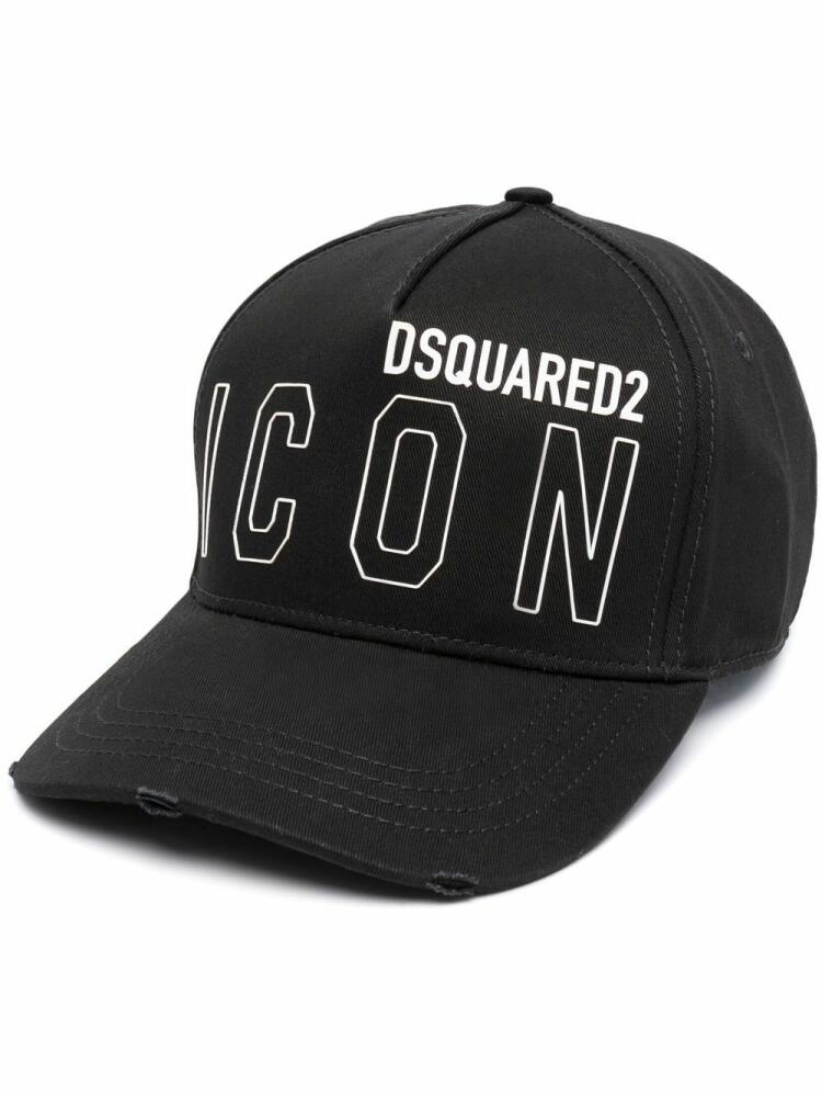 DSQUARED2 logo-print baseball cap - Black Cover