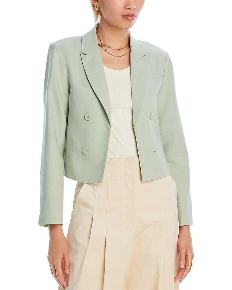 Aqua Cropped Blazer - Exclusive Cover