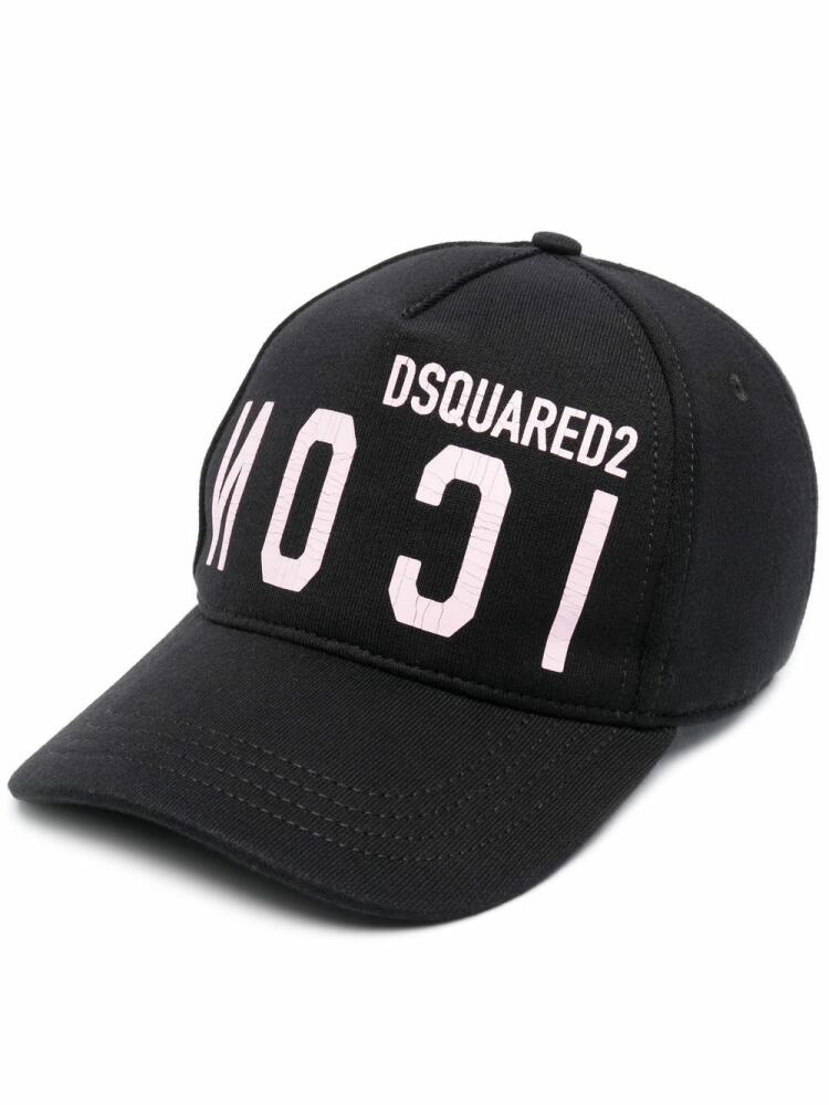 DSQUARED2 logo-print baseball cap - Black Cover