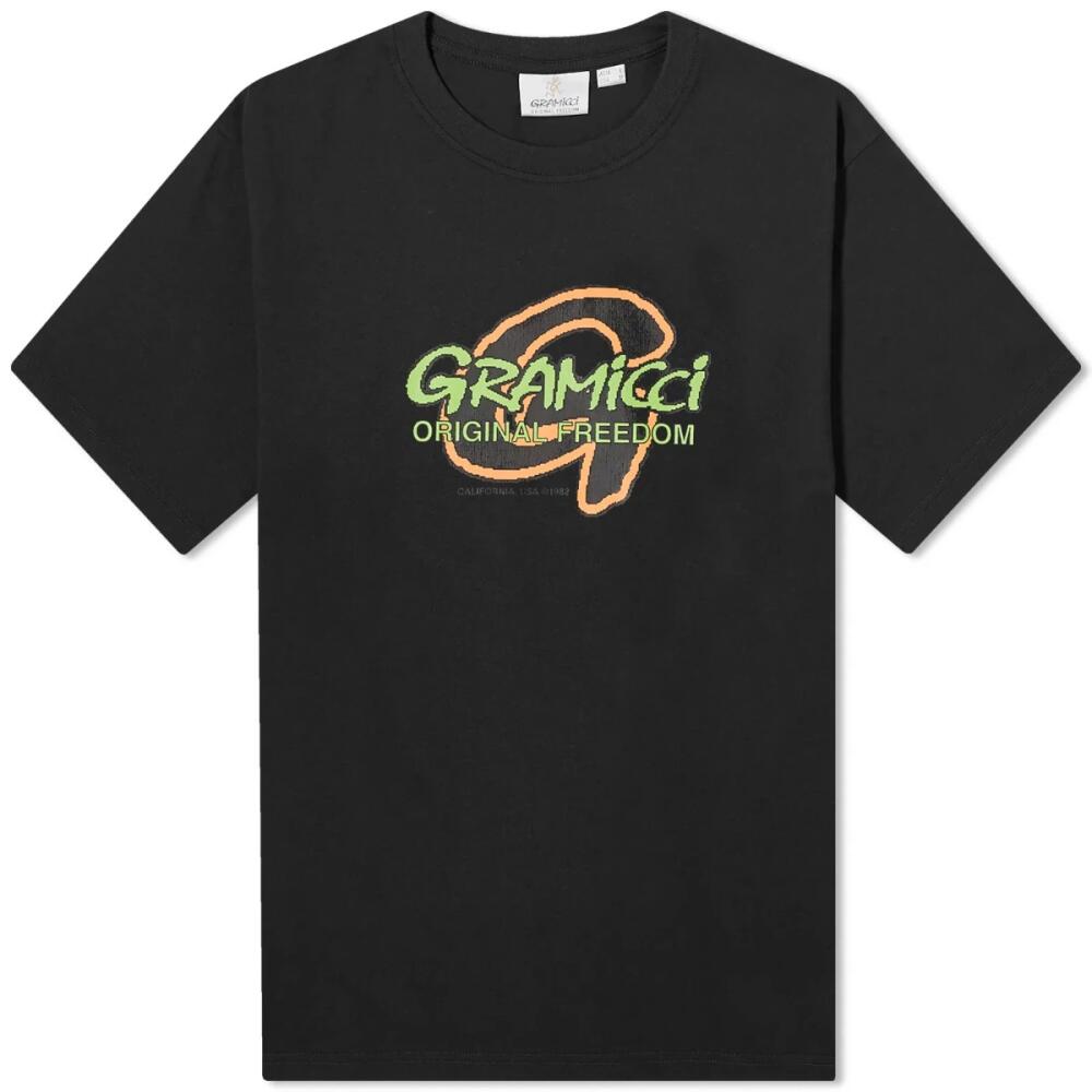 Gramicci Men's Pixel G T-Shirt in Vintage Black Cover