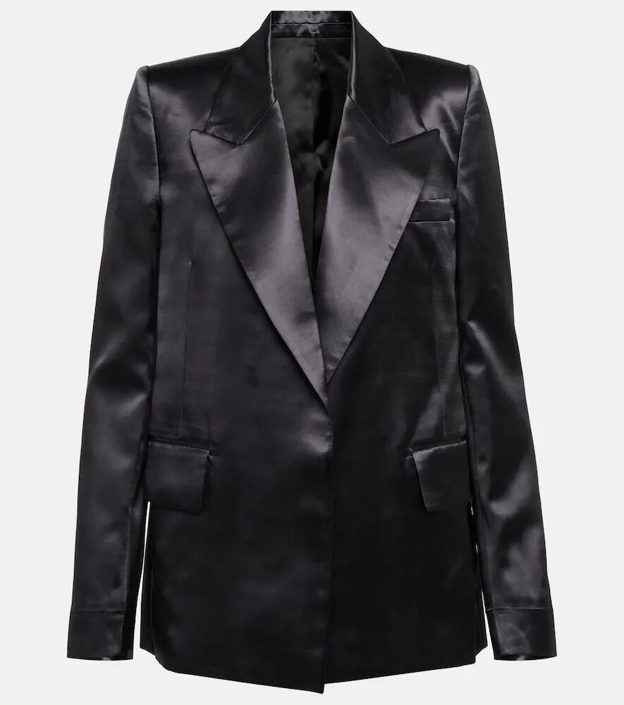 Victoria Beckham Satin tuxedo blazer Cover