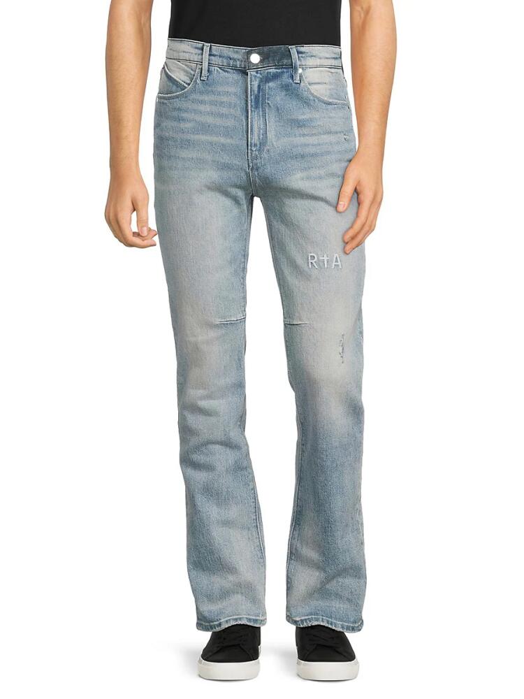 RTA Men's Denis Faded Wash Jeans - Blue Cover