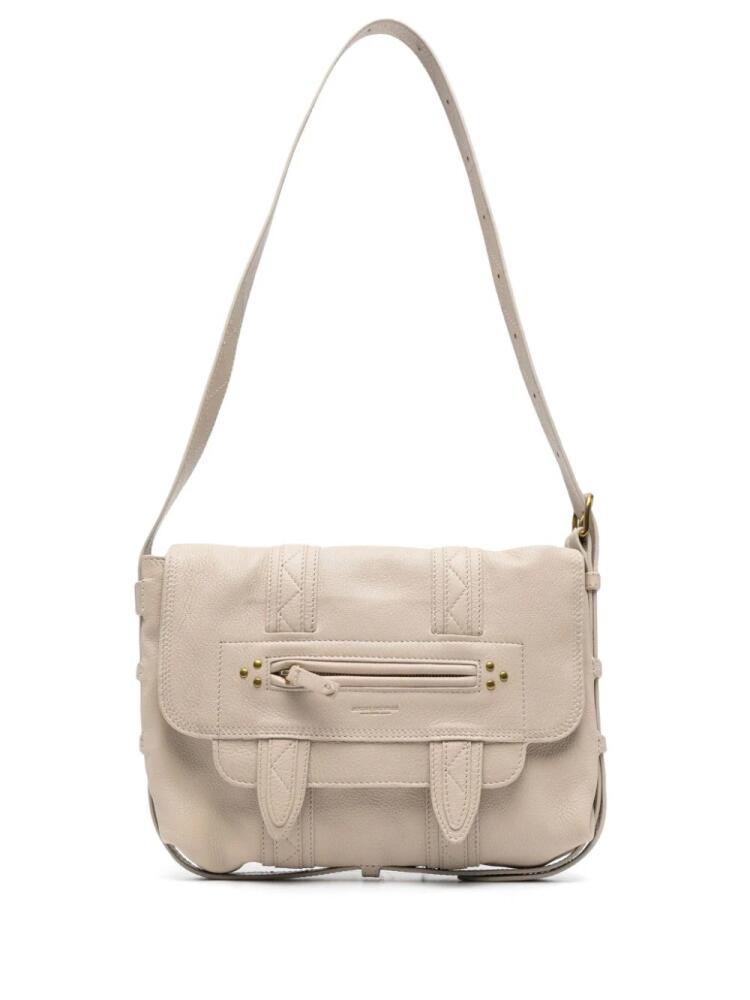 Jérôme Dreyfuss Joe leather shoulder bag - Neutrals Cover