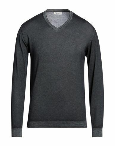 Wool & Co Man Sweater Steel grey Merino Wool Cover