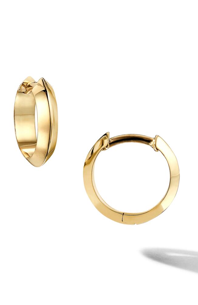 Cast The Demi Defiant Huggie Hoop Earrings in Gold Cover