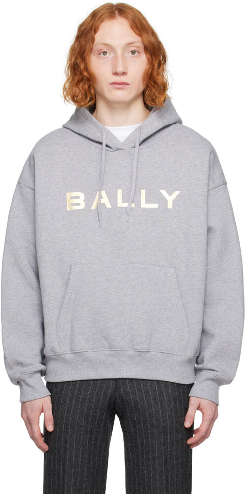 Bally Gray Metallic Hoodie Cover