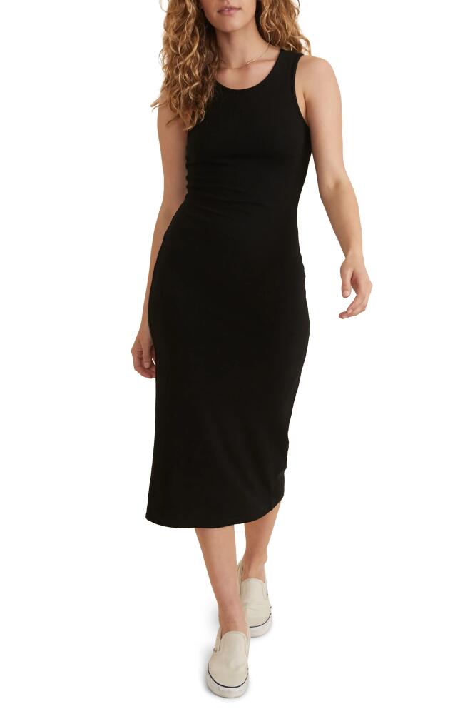 Marine Layer Lexi Midi Dress in Black Infill Cover