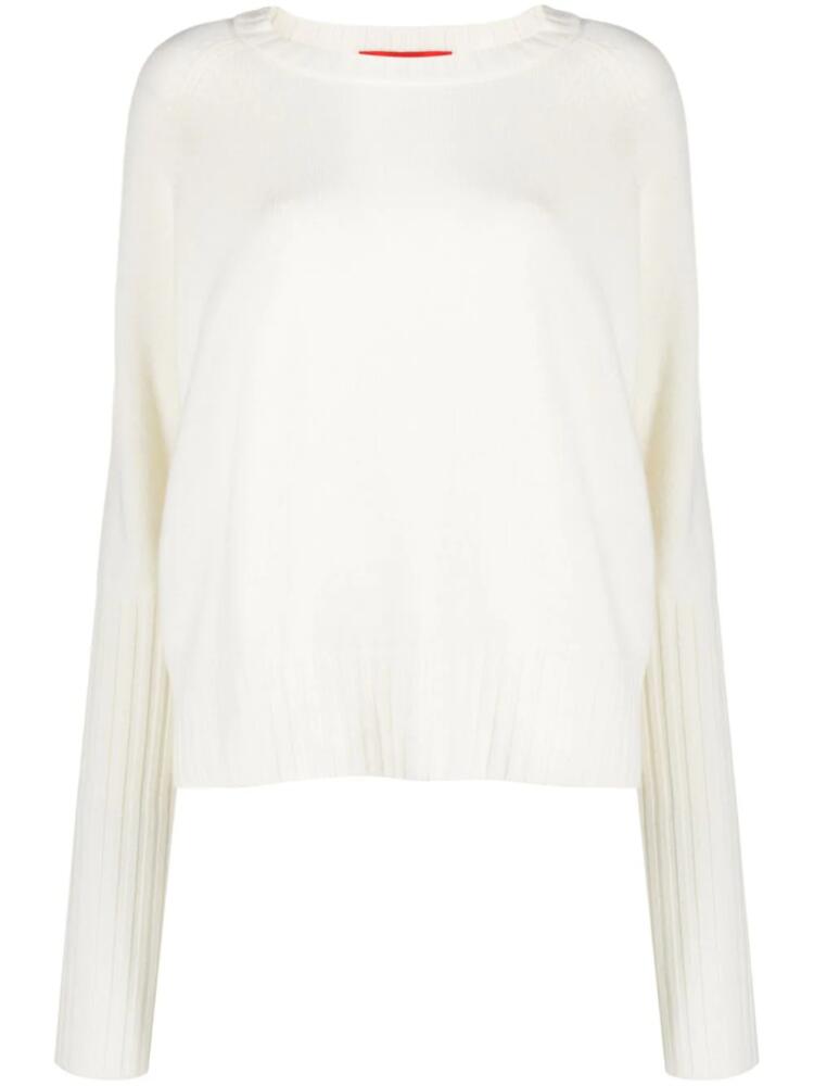 Wild Cashmere Susanne fine-knit crew-neck jumper - White Cover