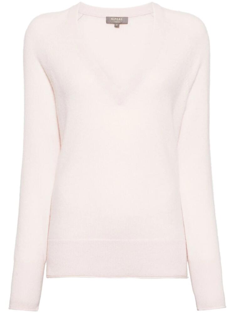 N.Peal organic-cashmere jumper - Pink Cover