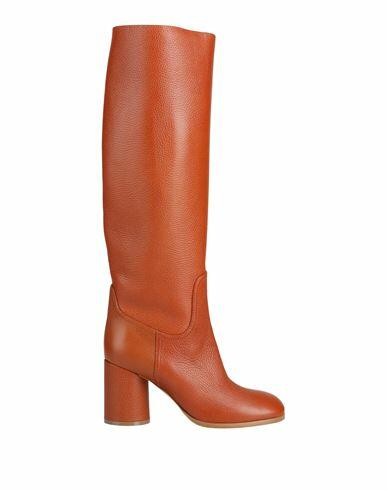 Casadei Woman Boot Tan Leather Cover