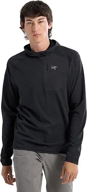 Arc'teryx Delta Pullover Hoody (Black) Men's Coat Cover