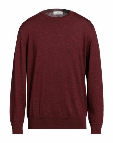 Etro Man Sweater Brick red Wool Cover