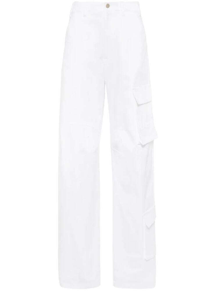 DARKPARK Rose barrel cargo trousers - White Cover