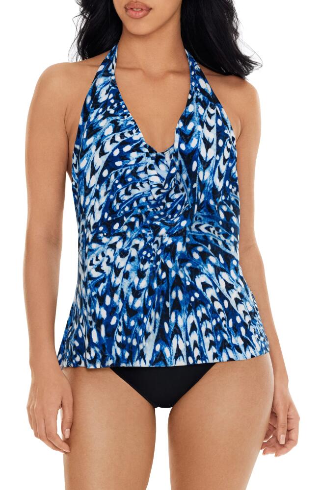 Magicsuit Quill Sophie Underwire Tankini Top in Blue Multi Cover