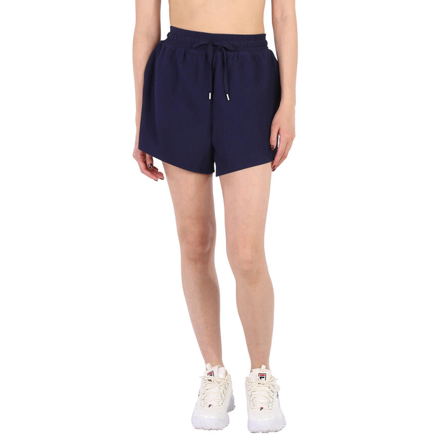 Lorna Jane Ladies French Navy Recovery Rib Shorts Cover