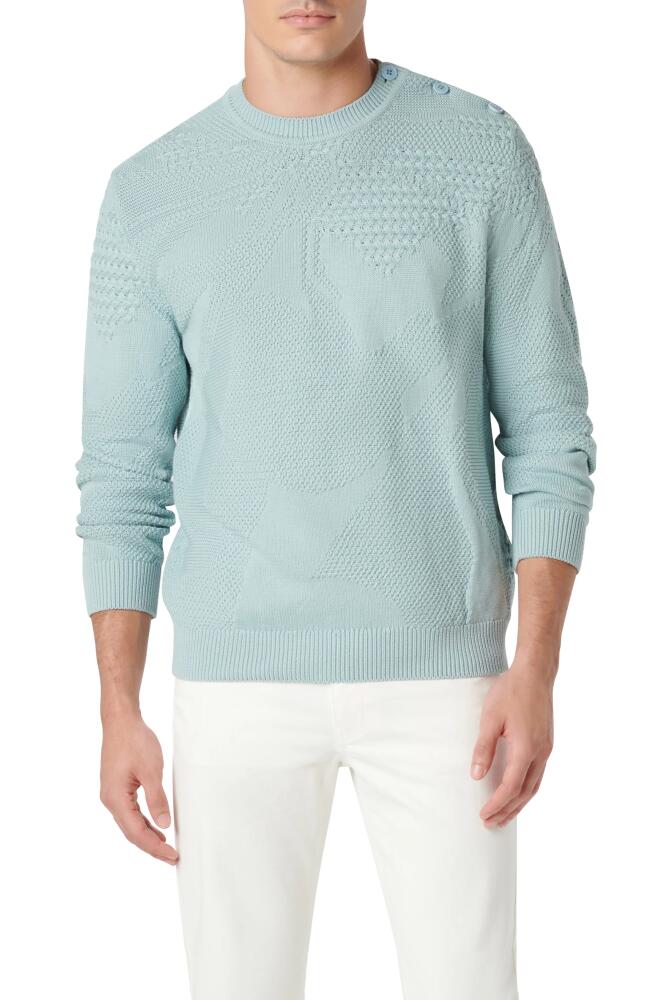 Bugatchi Texture Stitch Sweater in Seafoam Cover