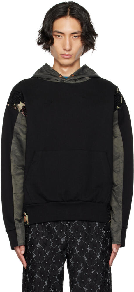 Andersson Bell Black Paneled Hoodie Cover