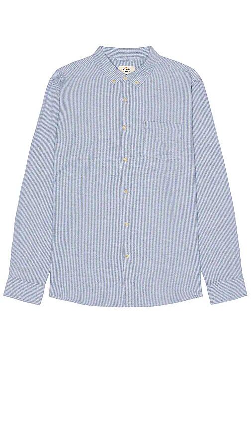 Marine Layer California Oxford Shirt in Blue Cover