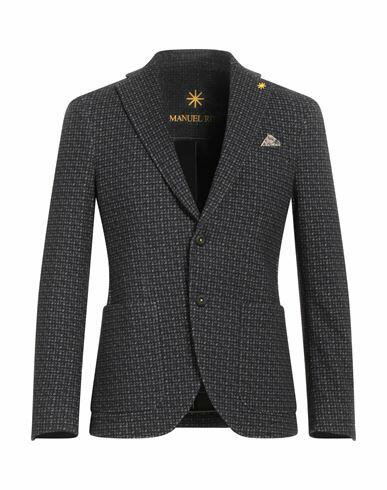 Manuel Ritz Man Blazer Black Cotton, Elastane Cover