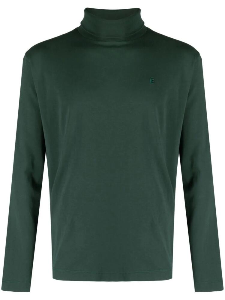 Etudes Award LS Accent organic cotton top - Green Cover