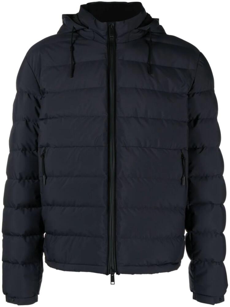 Zegna Leggerissimo quilted down jacket - Blue Cover